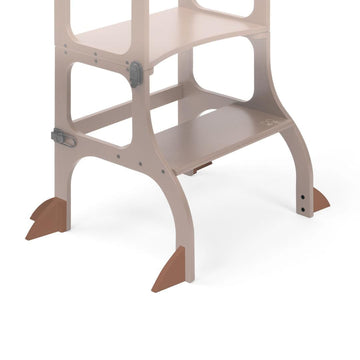 Support legs for wooden learning tower - Mocha Mousse - Ette Tete